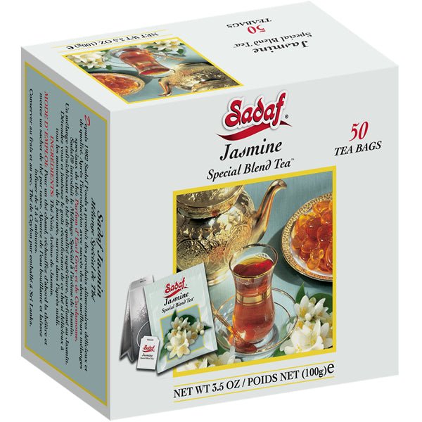 Special Blend Tea with Jasmine | Foil Tea Bags - 50 Count - Sadaf.com