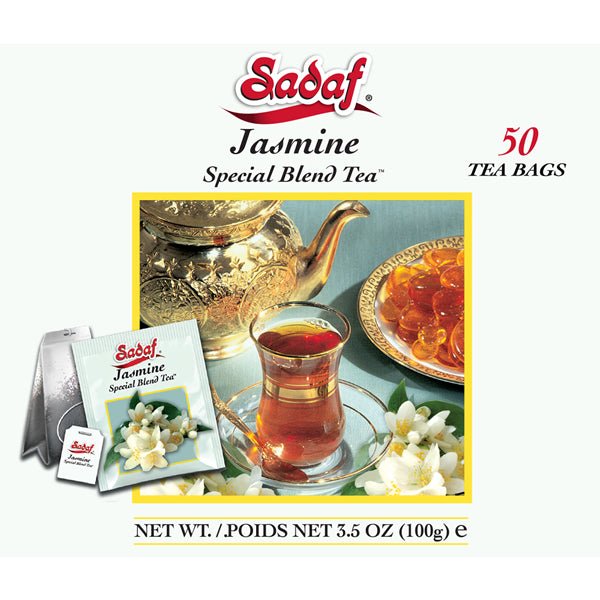 Special Blend Tea with Jasmine | Foil Tea Bags - 50 Count - Sadaf.com