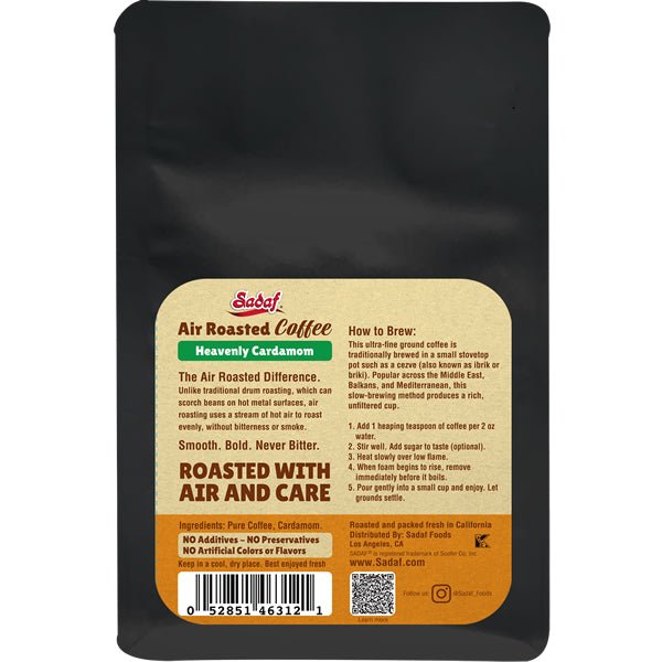 Sadaf Air Roasted Heavenly Cardamom | 100% Arabica Coffee - Sadaf.com