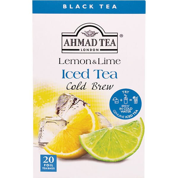 Ahmad Lemon & Lime Iced Tea Cold Brew 20 Tea Bag - Sadaf.com