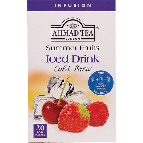 Ahmad Summer Fruits Cold Brew | 20 Foil Tea Bags - Sadaf.com