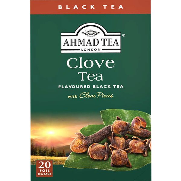 Ahmad Clove Tea | Black Tea 20 Foil Tea Bags - Sadaf.com