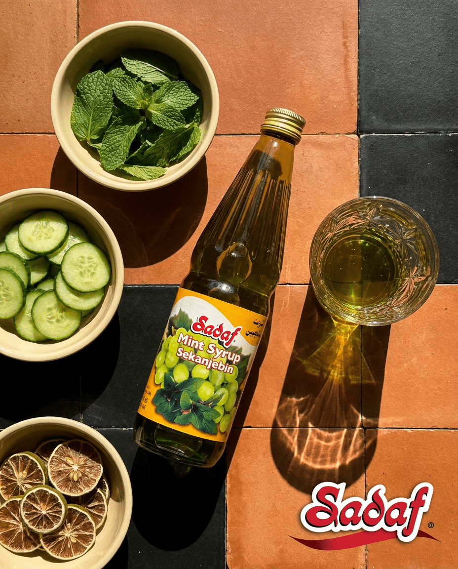 Mint Syrup | Sekanjebin - 17 oz - Sadaf.com