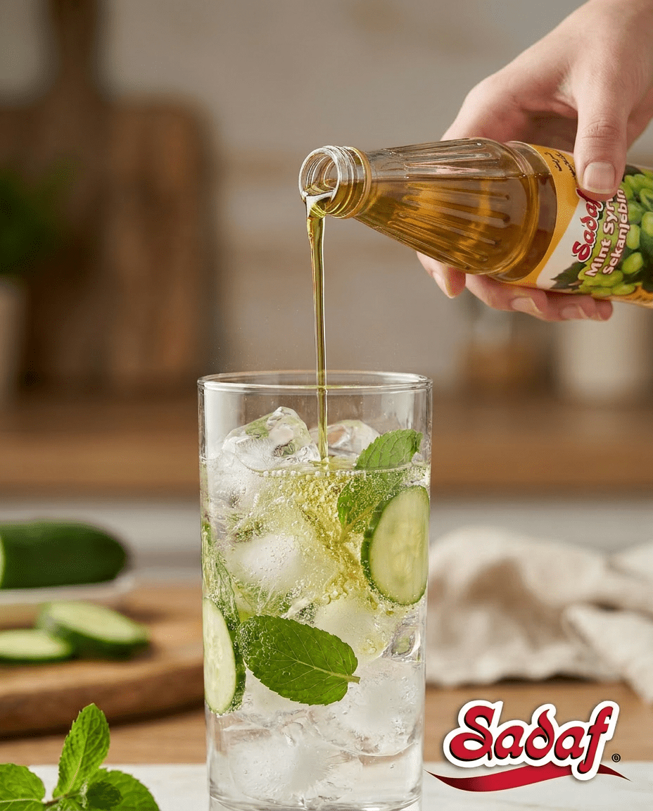 Mint Syrup | Sekanjebin - 17 oz - Sadaf.com