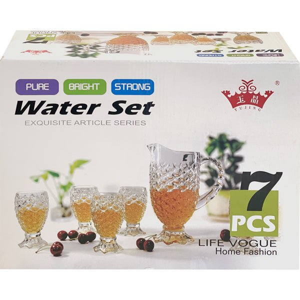 Glass Water Set | 7 Pieces - Sadaf.com