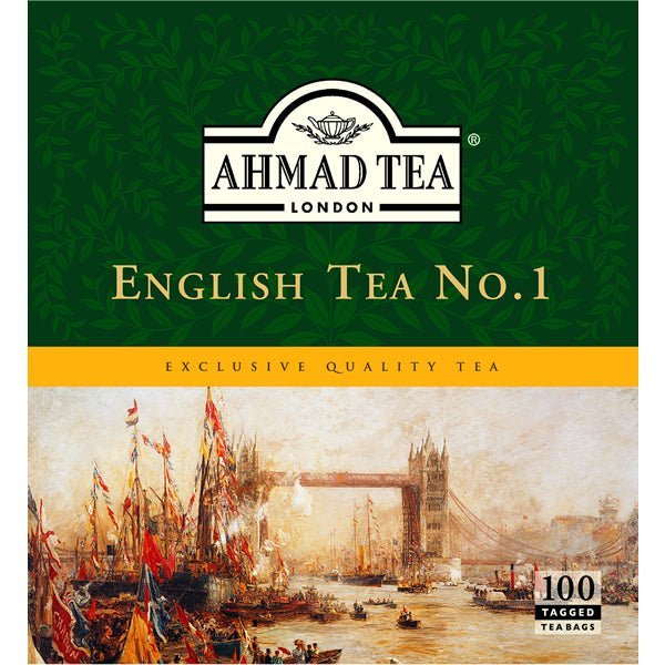 Ahmad English Tea No. 1 - 100 Tagged Tea Bags - 200 g – Sadaf.com