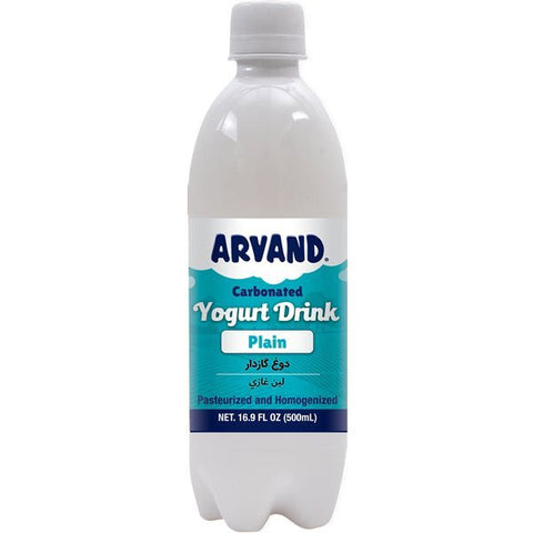 Arvand Yogurt Drink Plain | Carbonated 16.9 Fl oz - Sadaf.com