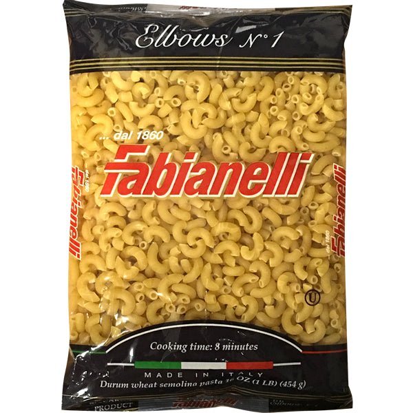 Fabianelli Elbows Pasta (Macaroni) - 16 oz - soofercoinc