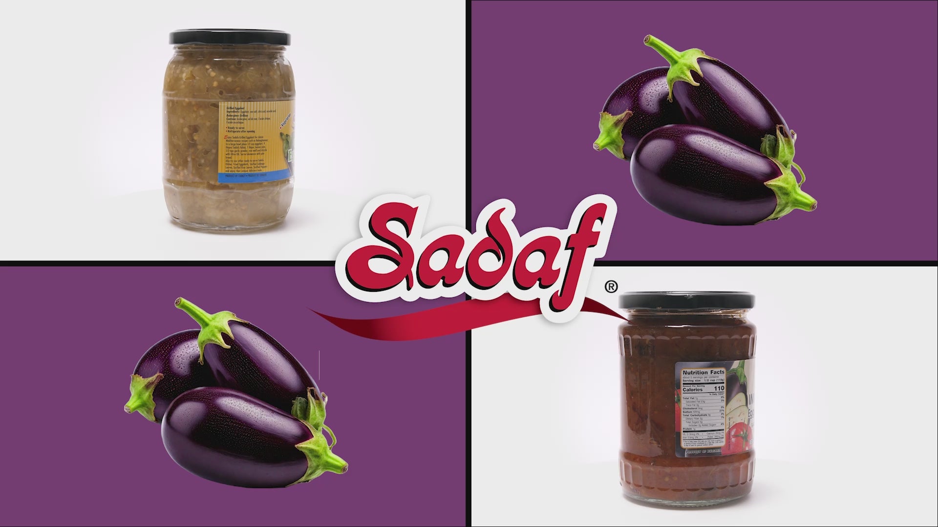 Sadaf Eggplant Spread | Russian Style Ikra - 19 oz.