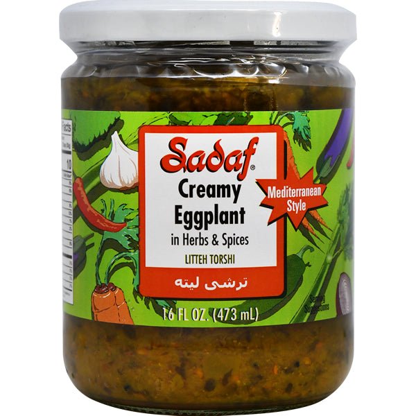 Sadaf Creamy Eggplant | Litteh Torshi - 16 fl oz - Sadaf.comSadaf18-3010