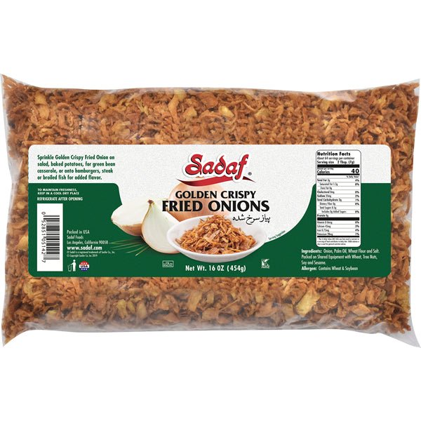Sadaf Fried Onions | Golden Crispy - 16 oz. - Sadaf.comSadaf30-5143