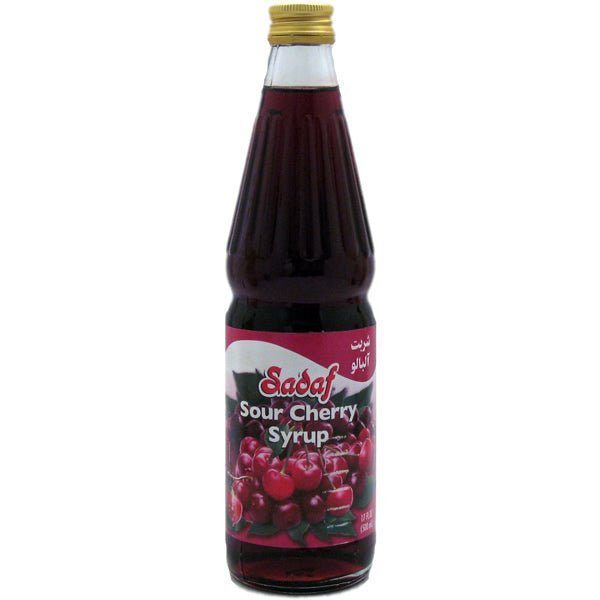 Sadaf Sour Cherry Syrup - 17 oz - soofercoinc