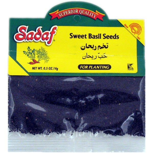 buy basil seeds for planting Sadaf Sweet Basil Seeds