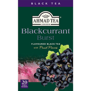 Ahmad Blackcurrant Burst Flavoured Black Tea 20 Foil T/B - Sadaf.comAhmad44-7952