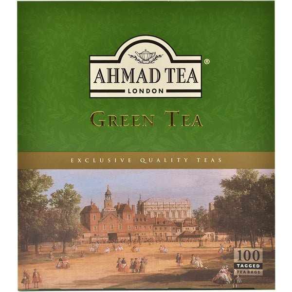 Ahmad Tea, Green Tea Teabags 100 Tea Bags – Sahar Brand