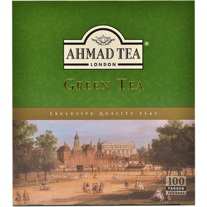 Ahmad Green Tea 100 Tagged Tea Bags - Sadaf.comAhmad44-7907