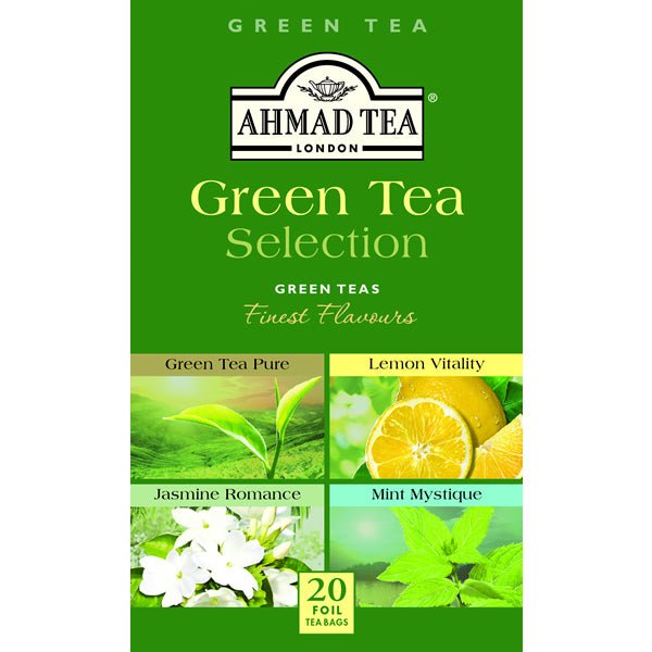 Ahmad Green Tea Selection 20 Sachets - Sadaf.comAhmad44-7992