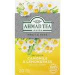 Ahmad Herbal Camomile & Lemongrass 20 Foil Tea Bags 1.4 oz. - Sadaf.comAhmad43-6626