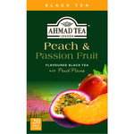 Ahmad Peach & Passion Fruit Flavoured Black Tea 20 Tea Bags 1.4 oz. - Sadaf.comAhmad44-7956