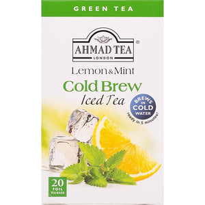 Ahmad Tea Lemon & Mint Iced Tea | Cold Brew 20 Tea Bags - Sadaf.comAhmad44-6348
