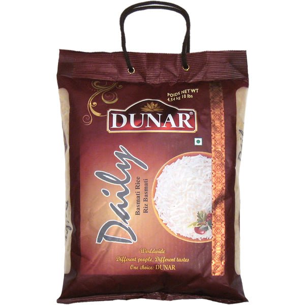 Dunar Daily Basmati Rice 10 lbs - Sadaf.comDunar21-4136