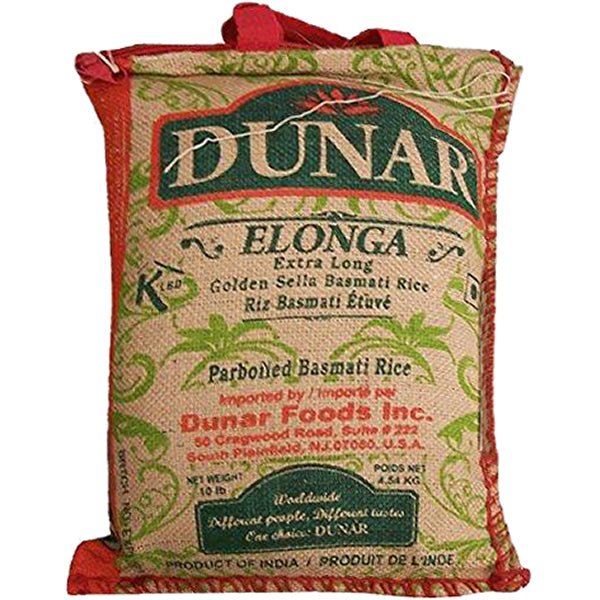 Dunar Elonga Extra Long Golden Sella Basmati Rice 10 lbs - Sadaf.comDunar21-4134