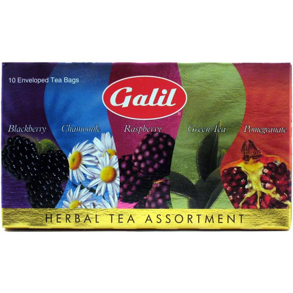 Galil Herbal Tea Assortment 10 Envelope Tea Bags - Sadaf.comGalil43-6616