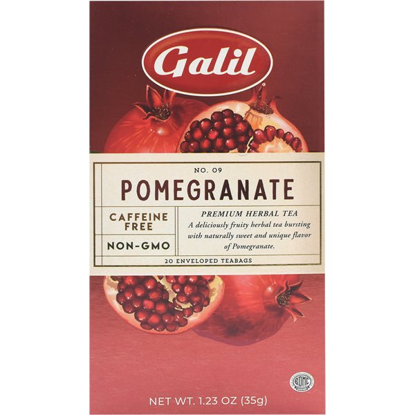 Galil Pomegranate Herbal Tea 20 Tea Bags 1.41 oz. - Sadaf.comGalil43-6603