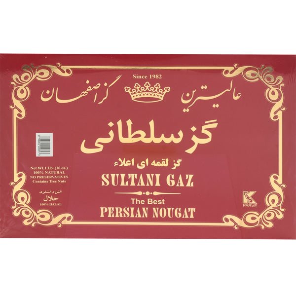 Imperial Persian Nougat Candy - Sultani Gaz Red Box 16 oz. - Sadaf.comImperial27-4520