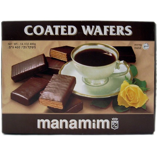 Manamim Chocolate Coated Wafers 400 g - Sadaf.comManamim27-4841