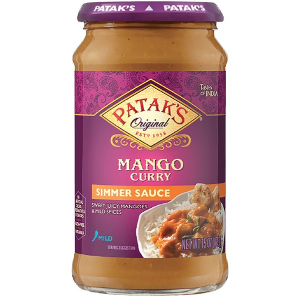 Patak's Mango Curry - Mild Simmer Sauce 15 oz. - Sadaf.comPatak's23-6375