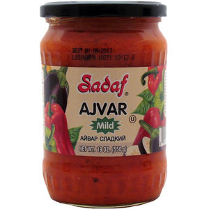 Sadaf Ajvar | Mild Red Pepper Spread - 19 oz. - Sadaf.comSadaf30-5352