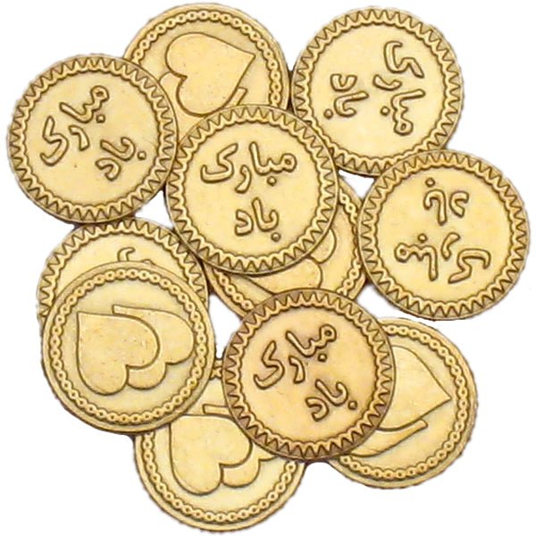 Sadaf Coins for Wedding & Nowruz | Sekkeh - 50 pieces - Sadaf.comSadaf90-7630