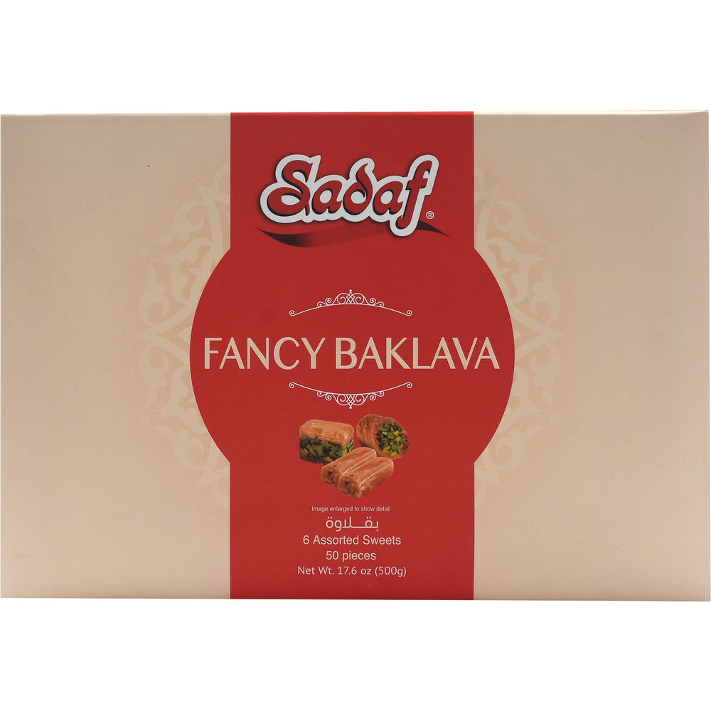 Sadaf Fancy Baklava | 6 Assorted Sweets | 50 pieces - 500g - Sadaf.comSadaf27-4252
