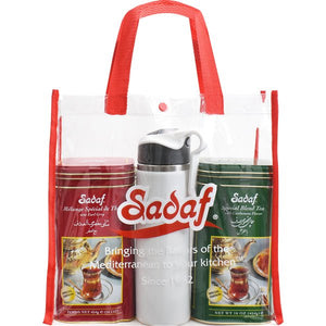 Sadaf Limited Edition | Special Blend Tea Tins & Thermal Mug | Gift Bag - 16 oz - Sadaf.comSadaf92-4953