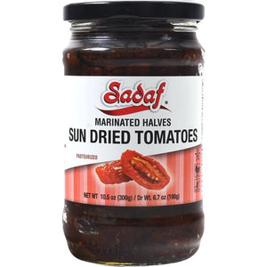 Sadaf Marinated Halves Sun Dried Tomatoes | Pasteurized 10.5 oz - Sadaf.comSadaf18-3308