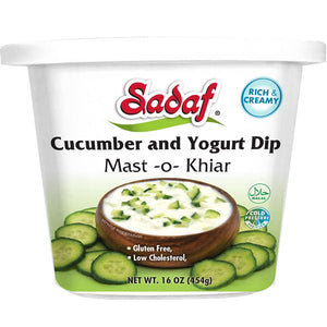 Sadaf Mast-o-Khiar 16 oz| Cucumber and Yogurt Dip - Sadaf.comSadaf.com25-4384