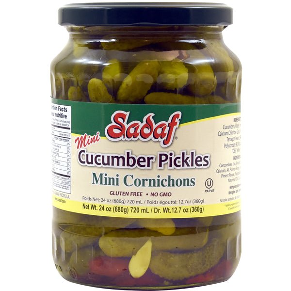 Sadaf Mini Cornichons | Pickles - 24 oz. - Sadaf.comSadaf18-3040