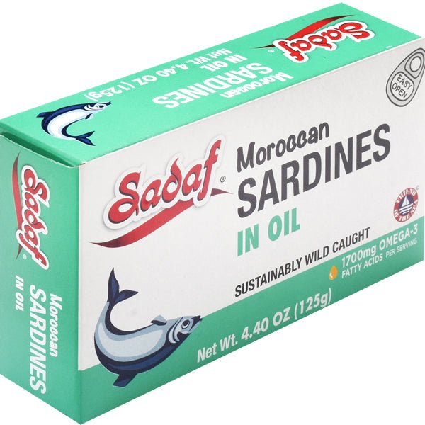 
            
                Load image into Gallery viewer, Sadaf Moroccan Sardines in Oil 125g - Sadaf.comSadaf30-3430
            
        