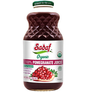 Sadaf Organic 100% Pomegranate Juice | Not from Concentrate - 32 oz - Sadaf.comSadaf36-5852