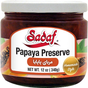 Sadaf Papaya Preserve | Homemade Style 12 oz - Sadaf.comSadaf32-5226