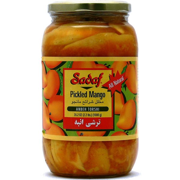 Sadaf Pickled Mango | Anbeh Torshi - 35.2 oz. - Sadaf.comSadaf18-3027