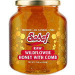 Sadaf Raw Honey Grade A | Wildflower with Comb - 15.8 oz - Sadaf.comSadaf33-5446