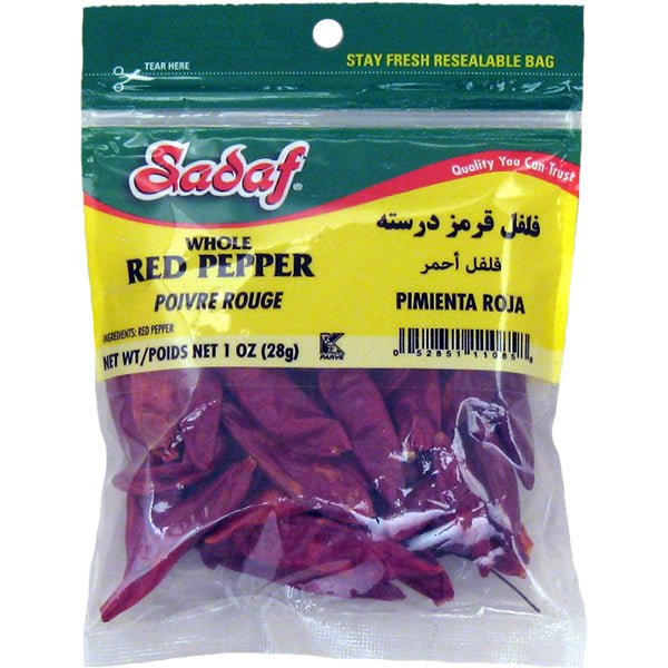 Sadaf Red Pepper | Whole - 1 oz - Sadaf.comSadaf11-1085