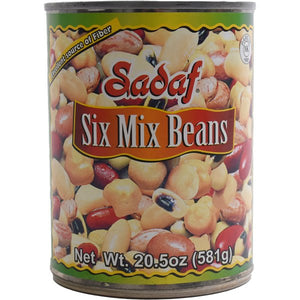 Sadaf Six Mix Beans 20.5 oz. - Sadaf.comSadaf30-3138