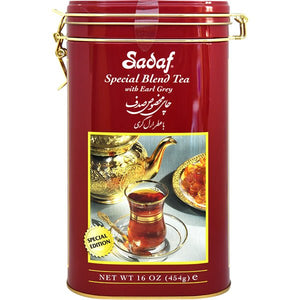 Sadaf Special Blend Tea Earl Grey | Loose Leaf | Tin Jar - 16 oz - Sadaf.comSadaf44-6149