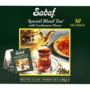 Sadaf Special Blend Tea with Cardamom | Foil Tea Bag - 50 Count - Sadaf.comSadaf44-6126