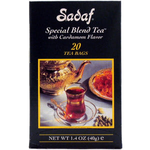 Sadaf Special Blend Tea with Cardamom | Foil Tea Bags - 20 Count - Sadaf.comSadaf44-6133
