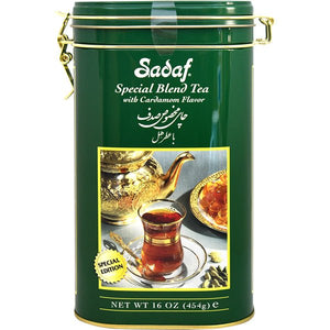 Sadaf Special Blend Tea with Cardamom | Loose Leaf | Tin Jar - 16 oz - Sadaf.comSadaf44-6153