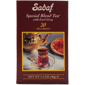 Sadaf Special Blend Tea with Earl Grey | Foil Tea Bags - 20 Count - Sadaf.comSadaf44-6135